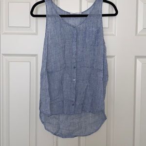 Lush button up tank